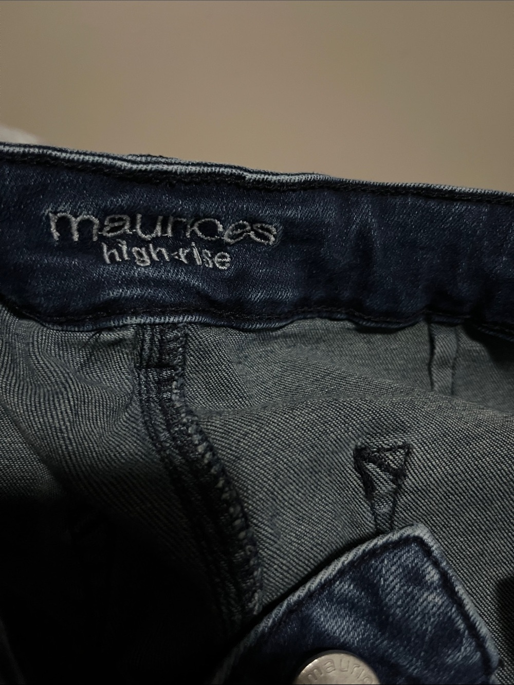 Maurices Dark Navy Skinny Jeans for Women - Picture 3 of 4